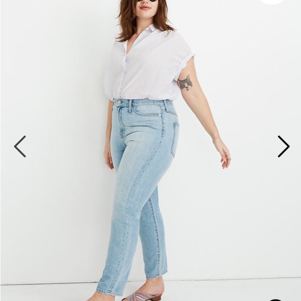 Madewell Curvy vintage wash jeans
